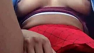 Exotic brazilian latina teen with hairy pussy and small tits flashes in miniskirt at ibirapuera park outdoors.