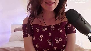 German Teen's Dirty Talk Contrasts Lick Instructions