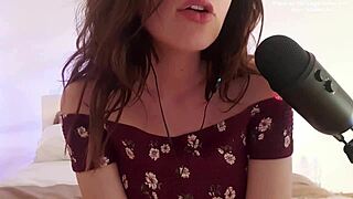 German Teen's Dirty Talk Contrasts Lick Instructions