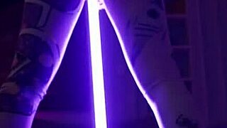 Babe takes on 4 big cocks for rough anal fucking with deepthroat and gaping action.