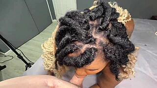 Sexy Black Girl Craves Deep Creampie! Intense Interracial Action with Ass Worship, Deepthroat, and Wet Pussy Pounding!