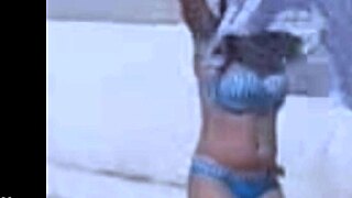 filming my stunning brazilian friend stripping down with clothes getting ripped off