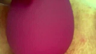 Subtly Exploring Sensations in Fresh Lingerie with a New Toy