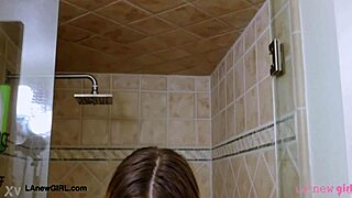 Hot Teen 18+ Blonde Took A Shower In Casting Interview With Daddy