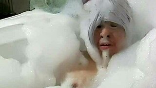 hey, cyno having solo bubble bath fun with costumes and cosplay vibes! 🛁🫧