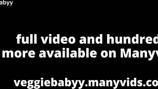 close up of my shaved asshole spreading and winking with spit rubbing in full veggiebabyy manyvids video