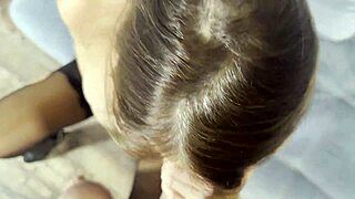 Brunette Big Tits Milf in Lingerie Gets Bent Over for Homemade Quickie Fuck