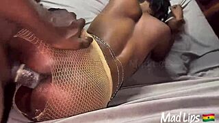 Hey, check this full movie of a lactating slim Ghana girl getting fucked by big black Brazilian dick in Capetown