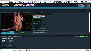 oh wow laurenbrite doin a naked dance on web chat 😍