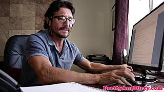 Teen BEAUTY gets DRILLED by stepdads friend in bedroom. She rides cowgirl and takes facial after deepthroat in full taboo movie.