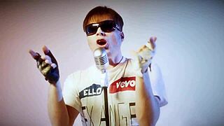 Alex angel, are you ready for this lesbian song with kissing in threesome?