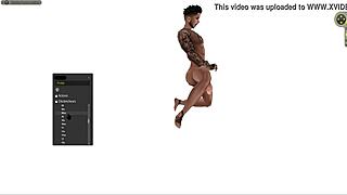 Black Cartoon Character Engages In Hardcore Sex Scenes At Shop Location