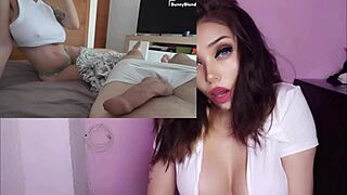 oh wow, sharing the bed with my busty stepsister and ended up fucking her with a creampie