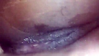 yo that jamaican bbc is pounding this miami haitian chick's pussy and ass hard