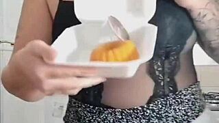 Everyone loves this big pussy from the flirty exhibitionist who teases and flashes while sucking up all that naughty cum from her lovers.