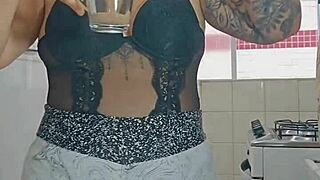 Everyone loves this big pussy from the flirty exhibitionist who teases and flashes while sucking up all that naughty cum from her lovers.