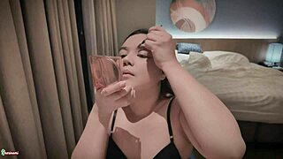 sharinami deepthroat and cowgirl riding that big cock until creampie fills my shaved pussy