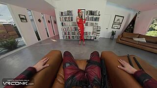 i cant believe horny elektra is sucking and riding deadpools huge cock in this cosplay parody vr scene