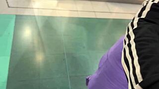 I ran into a fan at the mall and he took me for some fun action.