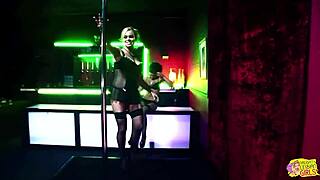 When a STRAPON gets pulled out, this girl's PUSSY gushes CUM in wild ORGASM.