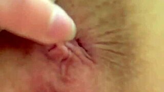 Russian brunette shares dirty talk and fantasies while masturbating her ass, rubbing small 18+ tits, and double fingering pussy and ass 😏🔥