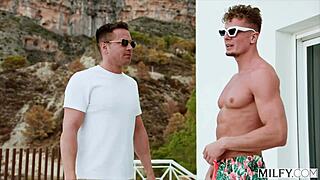 Blonde Milf Shalina Devine Seduces Husbands Friend For Blowjob Creampie And Titty Fuck. She Rides In Cowgirl After Doggystyle Pussy Lick.