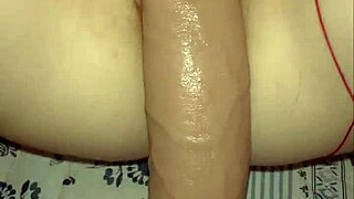 Oh man, this soft petite 18+ redhead's pussy is gobbling up that monster dildo in part 1