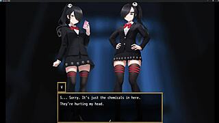 femuzero skullgirl steps into a scene with trampling and facesitting moves