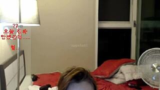 베이글 수 한국 스트립티즈에서 찢어진 옷으로 유혹