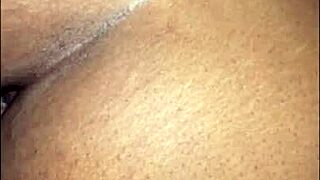 whoa, this cheating bbw ebony wife with big ass rides dick and takes backshots til cum covers her