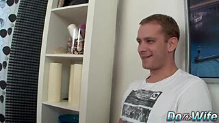 Slutty milf brittany bardot takes ass pounding while cuckold husband watches