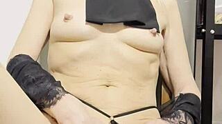 arab milf shows herself and brings herself to orgasm and gets the strongest orgasm... uh, i mean, fingering solo till i cum hard