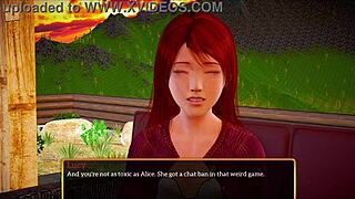 I feel the deep connection in my new family with big tits brunette milf and redhead teen  