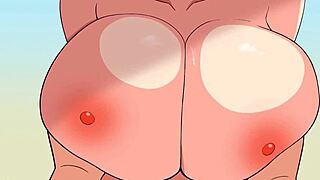 Uzaki Hana's hot beach sex is wild with big tits and cumshots! 🔥🏖️