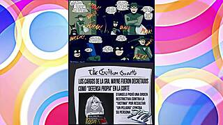 Whatever happened to the caped crusader in this parody story