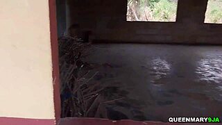 Chubby Ebony Student Bent Over for Doggystyle Pounding by Teacher