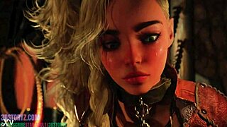 Gemma Smithy explores bound blowjob training as a submissive slave in intense BDSM monster session