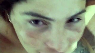 Young Prostitute Gets Cum On Tits From Mature Client!