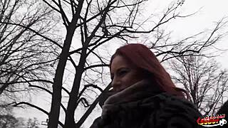 Curvy German Saggy Tits Girl Emma Fox Picked Up For Casting Fuck With Footjob And Squirting In Berlin