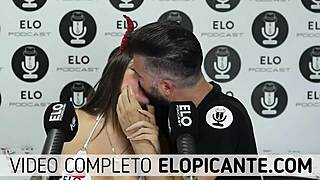 Watch Elo Podcast Slide Ice Over Sara Blonde's Tits!