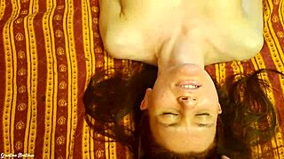 Oily tits squeezed bouncy yet wet during massage