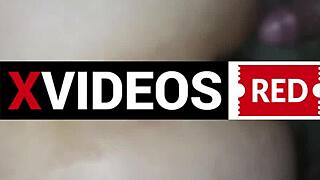 OMG, ripping clothes off my best friend's mom for outdoor anal creampie in public 😈