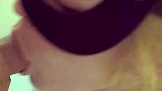 She delivered the best blowjob ever, taking it deep in her mouth. He loved the taste of cum on her lips during this homemade session.