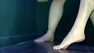 subtle hints of french femdom gloryhole session with mature european slave in bdsm play