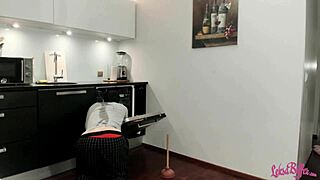 Why does this plumber deliver such hard rough fucks to the sexy housewife before cumming in her mouth?