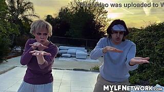 Elias grows powerful yet faces bullies while Dee supports him with intense cougar milf blowjob and doggystyle fucking on huge cock. Glamour tattoo blonde rides missionary rough sex.