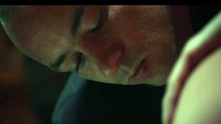 Cumshot explosion on teasing European babe's face after quick wet blowjob!