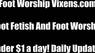 Lorianna's Sneaky Toe Sucking On Shilo's Feet