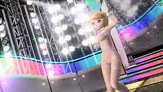 Kagamine Rin Vocaloid full nude mod in Project Diva