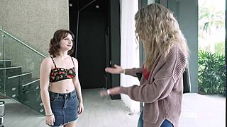 Horny Stepdaughter Punished with Missionary Sex in Garage - Evie Christian Taboo Heat Luke Longly